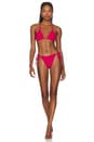view 1 of 4 Gina Bikini Set in Metallic Raspberry
