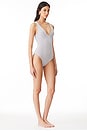 view 2 of 4 Sadie One Piece in Metallic Grey & Silver