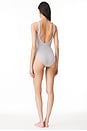 view 3 of 4 Sadie One Piece in Metallic Grey & Silver