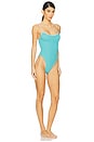 view 2 of 3 Pamela Contrast One Piece in Aqua