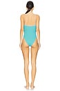 view 3 of 3 Pamela Contrast One Piece in Aqua