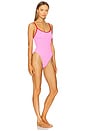 view 2 of 3 Pamela Contrast One Piece in Bubblegum & Red