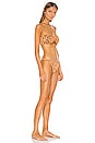 view 2 of 4 Jean Bikini Set in Metallic Copper Leopard