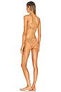 view 3 of 4 Jean Bikini Set in Metallic Copper Leopard