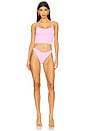 view 1 of 3 Strap Bikini Set in Bubblegum