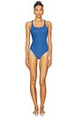 view 1 of 4 Camille One Piece in Metallic Denim