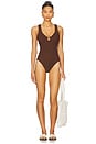 view 1 of 4 Celine One Piece in Metallic Chocolate