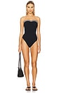 view 1 of 4 Dolly One Piece Swimsuit in Black & Black Gingham