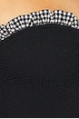 view 4 of 4 Dolly One Piece Swimsuit in Black & Black Gingham