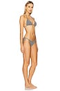view 2 of 5 Sabrina Bikini Set in Black Gingham