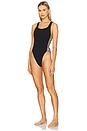 view 1 of 5 Tiffany One Piece Swimsuit in Black & Black Gingham