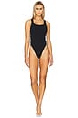 view 2 of 5 Tiffany One Piece Swimsuit in Black & Black Gingham