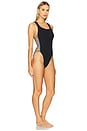 view 3 of 5 Tiffany One Piece Swimsuit in Black & Black Gingham