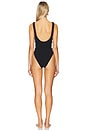 view 4 of 5 Tiffany One Piece Swimsuit in Black & Black Gingham
