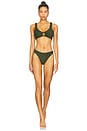 view 1 of 3 Julia Bikini Set in Metallic Khaki