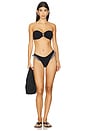 view 1 of 4 Jean Bikini Set Swimsuit in Black & Black Gingham