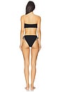 view 3 of 4 Jean Bikini Set Swimsuit in Black & Black Gingham