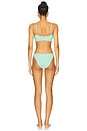 view 3 of 3 Misty Pearly Hoop Bikini in Metallic Mint