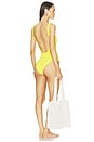 view 1 of 4 Square Neck One Piece Swimsuit in Sunflower