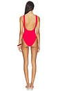 view 3 of 4 Domino One Piece Swimsuit in Red