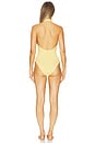 view 3 of 3 MAILLOT DE BAIN UNE PIÈCE ORNÉ DE PERLES ADRIANA in Butter