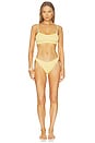 view 1 of 3 Cassie Beaded Bikini in Butter