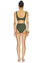 view 3 of 4 MAILLOT DE BAIN 2 PIÈCES PATRICIA in Metallic Khaki