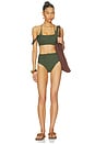 view 4 of 4 MAILLOT DE BAIN 2 PIÈCES PATRICIA in Metallic Khaki