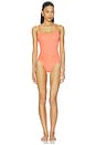 view 1 of 3 MAILLOT DE BAIN 1 PIÈCE CAMILLE in Metallic Coral