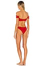 view 3 of 4 Brigette Bikini Set in Red