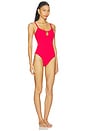 view 2 of 4 MAILLOT DE BAIN 1 PIÈCE TONI in Red