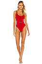 view 1 of 4 Solitaire One Piece in Red