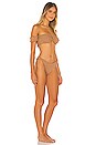 view 2 of 4 Brigette Bikini Set in Metallic Cocoa