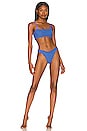 view 1 of 3 Gigi Bikini in Metallic Denim