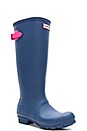 view 2 of 5 Original Back Adjustable Boot in Dark Earth Blue & Ion Pink