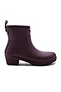 view 1 of 5 Refined Low Heel Ankle Matte Boot in Oxblood