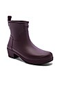 view 2 of 5 Refined Low Heel Ankle Matte Boot in Oxblood