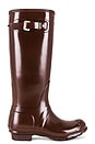 view 1 of 5 Original Tall Gloss Boot in Brown Bolt