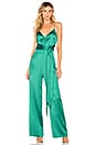 view 1 of 4 Sienna Jumpsuit in Emerald Green