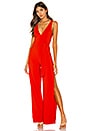 h:ours Elissa Jumpsuit in Red | REVOLVE