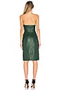 view 3 of 3 Doria Leather Dress in Forest
