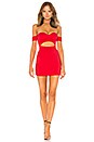 view 1 of 3 Raph Dress in Crimson