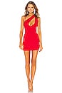 view 1 of 3 Safia Mini Dress in Lava Red