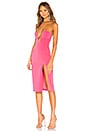 view 2 of 3 МИДИ-ПЛАТЬЕ БЕЗ БРЕТЕЛЕК LAZARO in Pink Candy