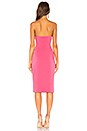 view 3 of 3 МИДИ-ПЛАТЬЕ БЕЗ БРЕТЕЛЕК LAZARO in Pink Candy