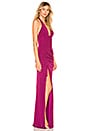 view 2 of 4 Alfie Gown in Magenta Glitter