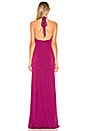 view 3 of 4 Alfie Gown in Magenta Glitter