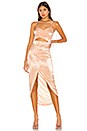 view 1 of 3 Felisa Midi Dress in Nude Lip Gloss
