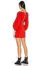view 3 of 3 Cristiano Mini Dress in Fiery Red