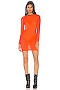 view 1 of 4 Tess Mini Dress in Orange Sherbet